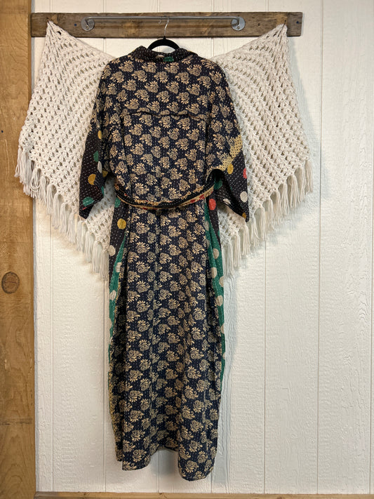 Pareo Kantha Gravity Duster Dress 0226 183
