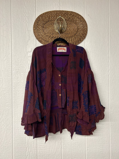 Crepe Sari Wild Rose Top 1225 150