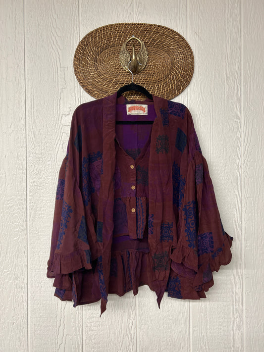 Crepe Sari Wild Rose Top 1225 150