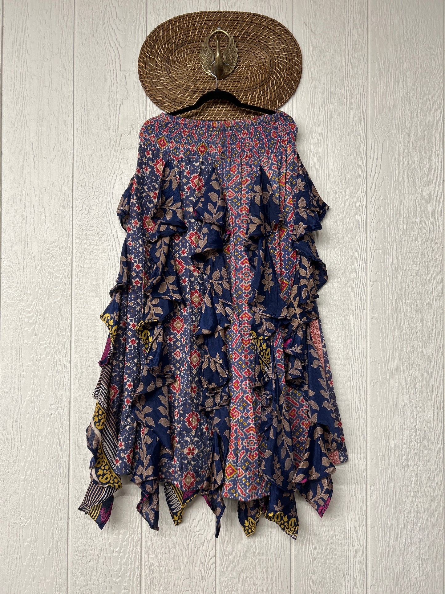 Pareo Kantha Willow Maxi Skirt 0826 182