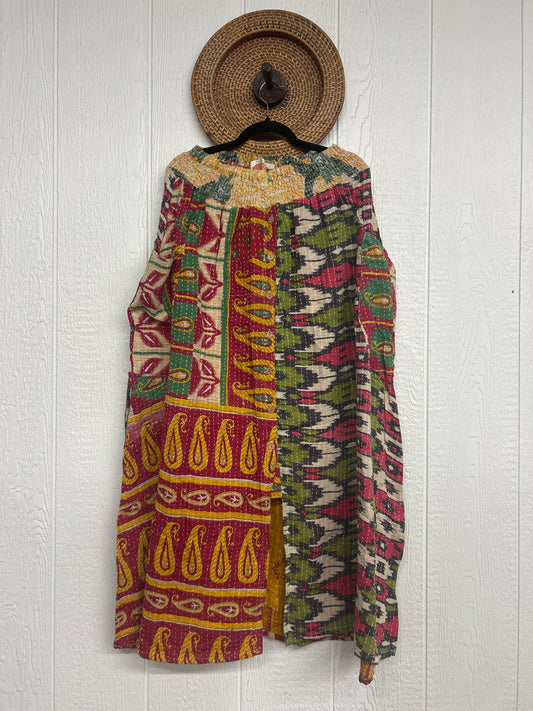 Pareo Kantha Butterfly Cargo Skirt 0426 268