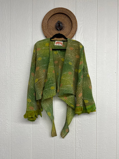Crepe Sari Zeppelin Crop Shrug 0426 181