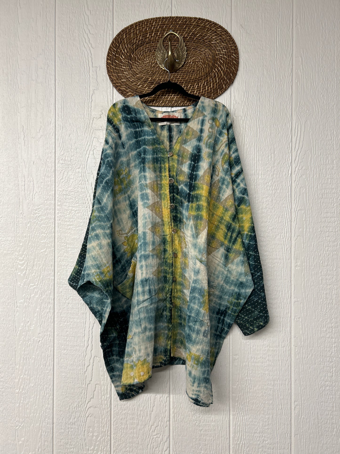 Pareo Kantha Gaia Button-Down Kimono 0526 015