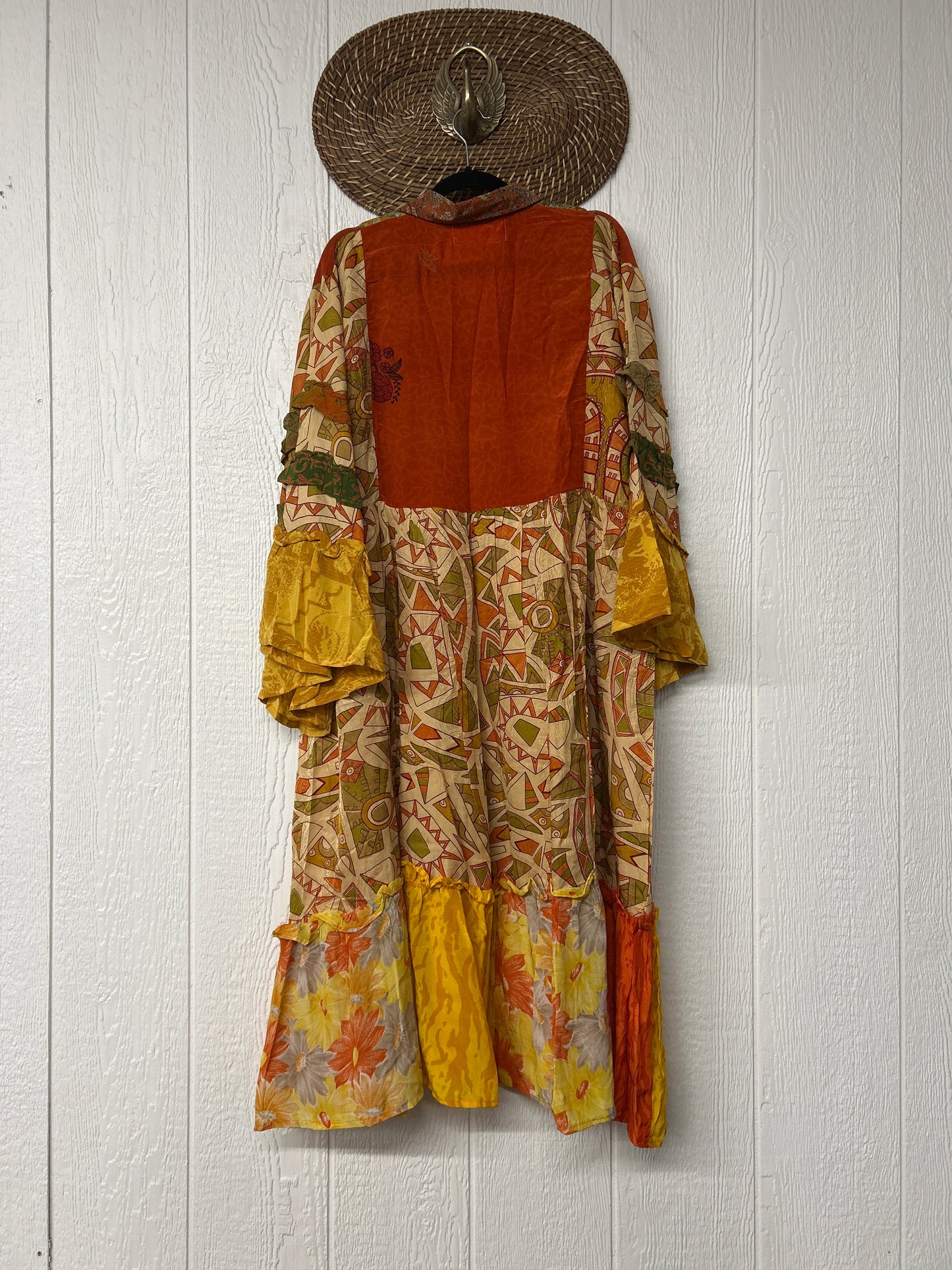 Crepe Sari Rhiannon Duster Dress 0226 105