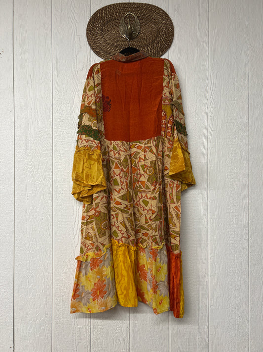 Crepe Sari Rhiannon Duster Dress 0226 105