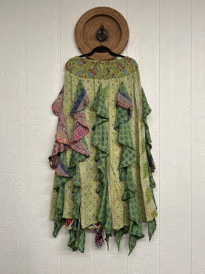 Pareo Kantha Willow Maxi Skirt 0826 017