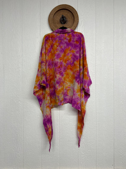 Crepe Sari Summer Nirvana Button Down 0626 202