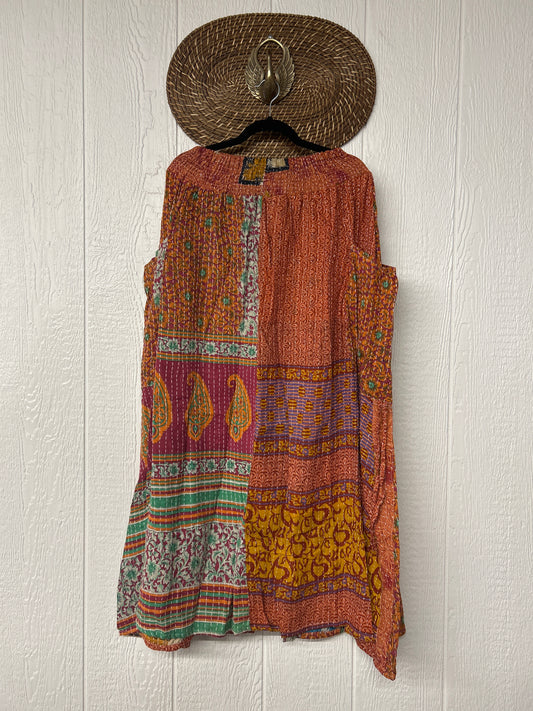 Pareo Kantha Butterfly Cargo Skirt 0426 106