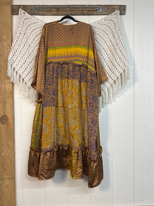 Rasgulla Sari Rhiannon Kimono 0826 042