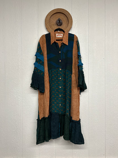 Crepe Sari Rhiannon Duster Dress 0226 163