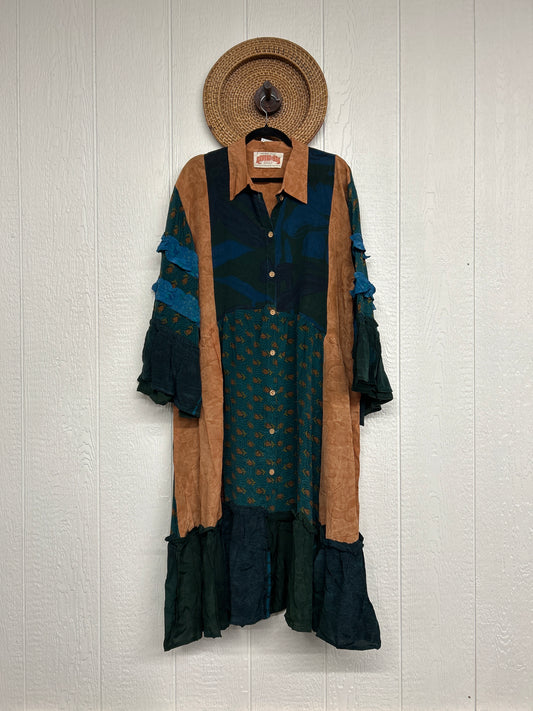 Crepe Sari Rhiannon Duster Dress 0226 163