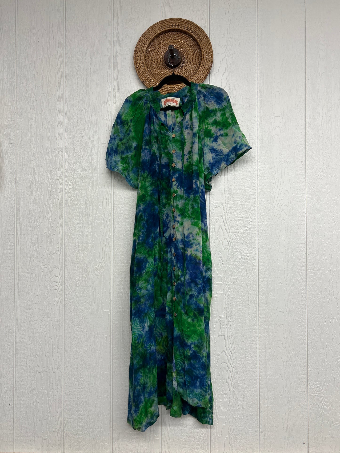 Crepe Sari Summer Woodstock Duster 0626 005