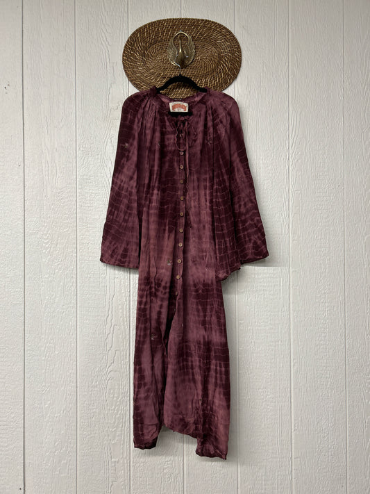 Crepe Sari Woodstock Duster Dress 0526 012
