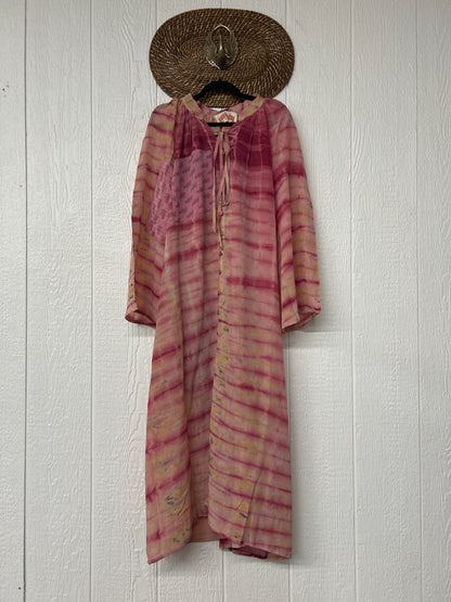 Crepe Sari Woodstock Duster Dress 0226 051