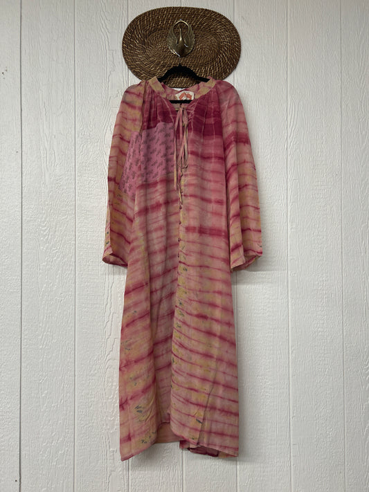 Crepe Sari Woodstock Duster Dress 0226 051