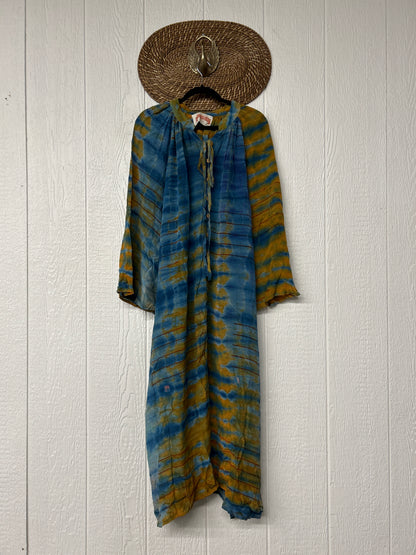 Crepe Sari Woodstock Duster Dress 0526 007