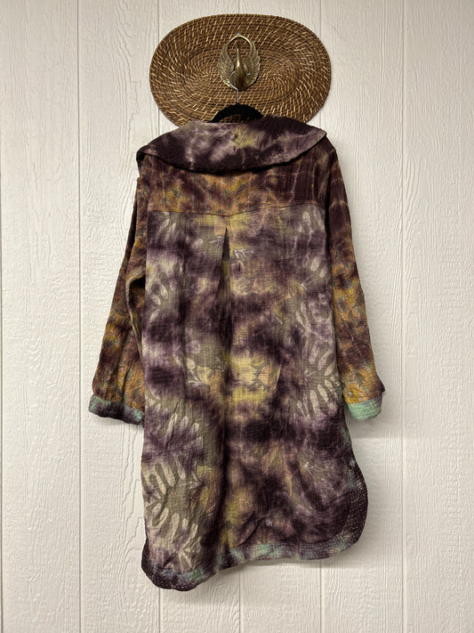 Fine Kantha Drifter Coat 1026 174