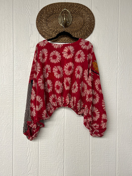 Crepe Sari Luna Crop Top 0126 212