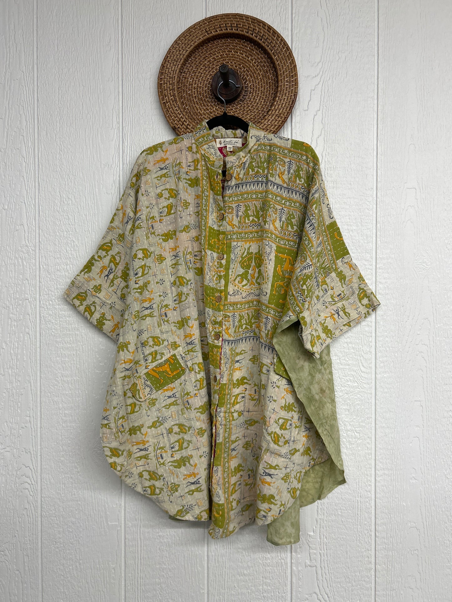Pareo Kantha Free To Be Button-Down 0426 130