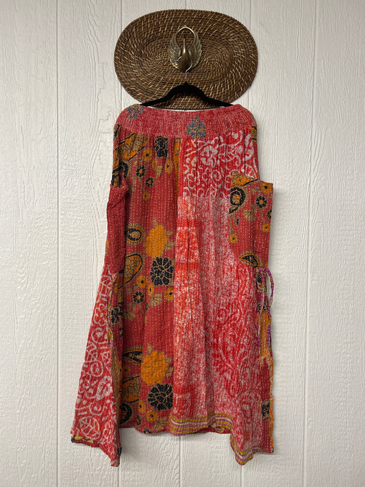 Pareo Kantha Butterfly Cargo Skirt 0426 119