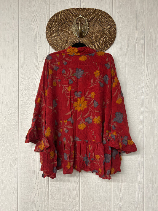 Crepe Sari Wild Rose Top 1026 173