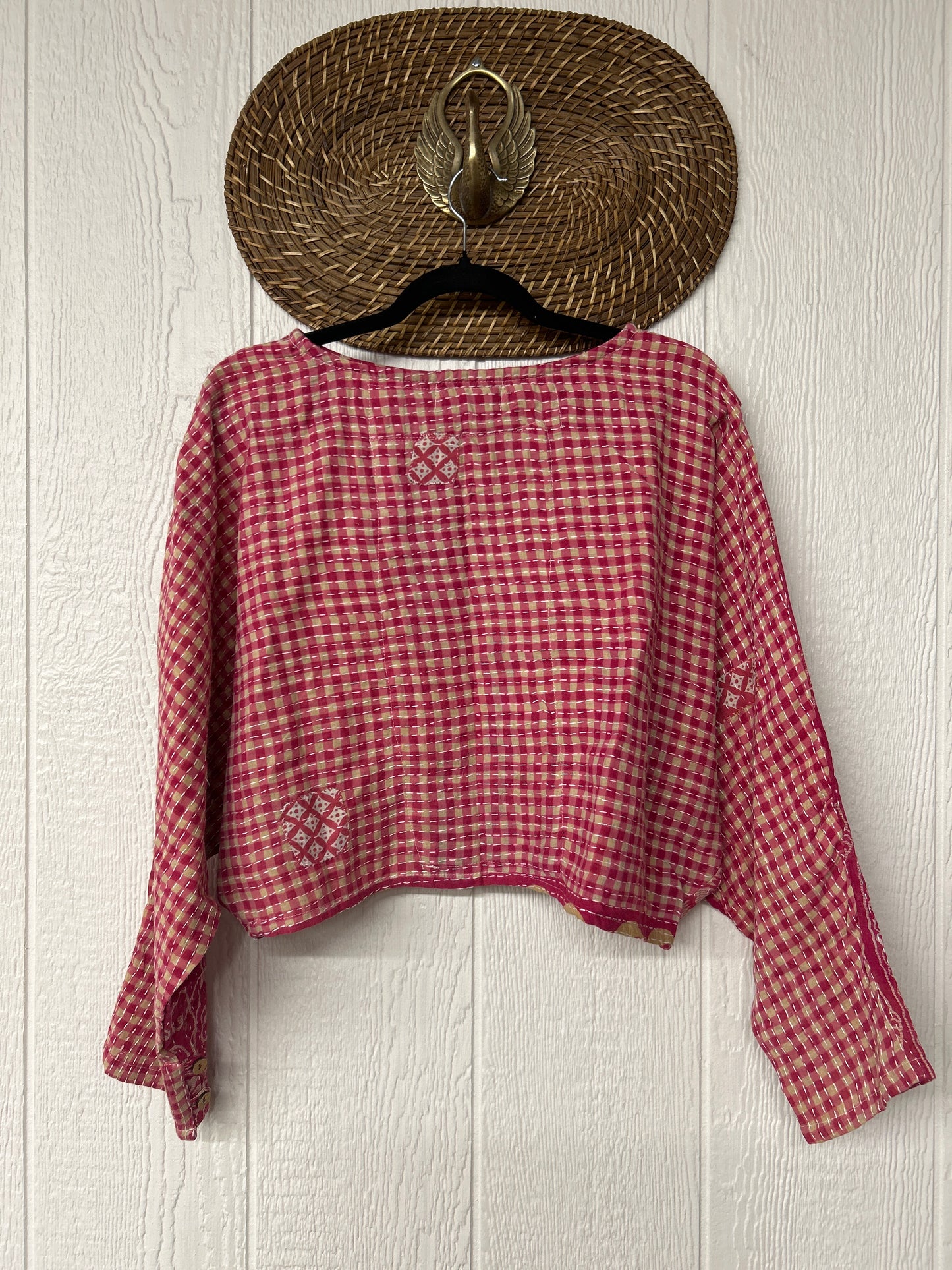 Pareo Kantha In Bloom Cropped Pullover 0326 239