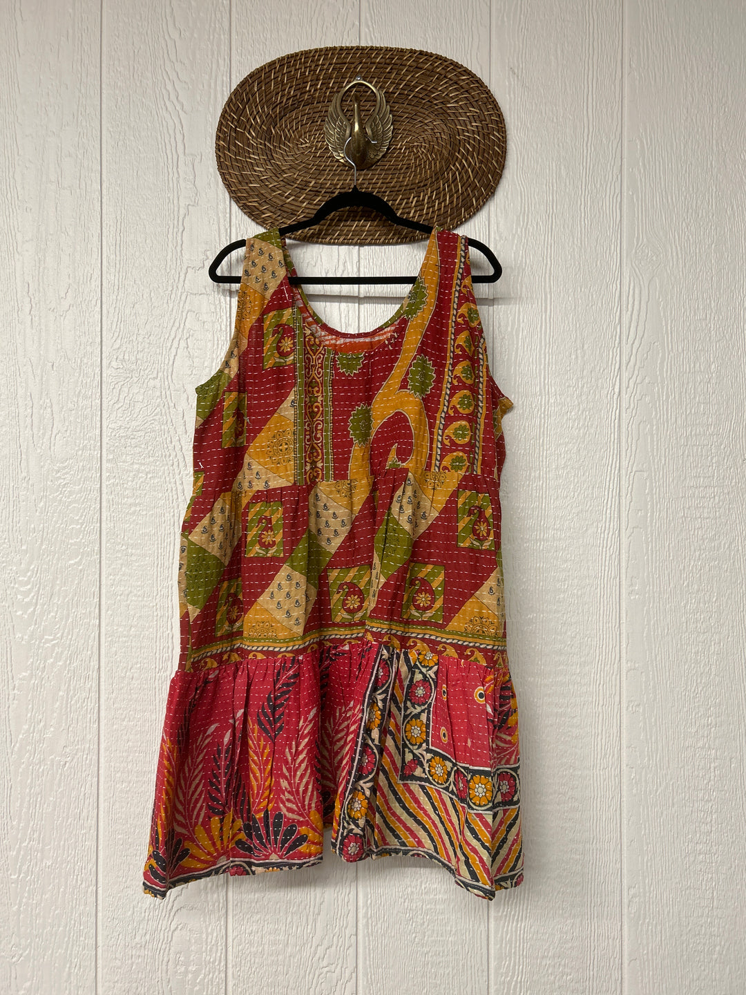 Kantha Meadow Mini Dress 0425 068