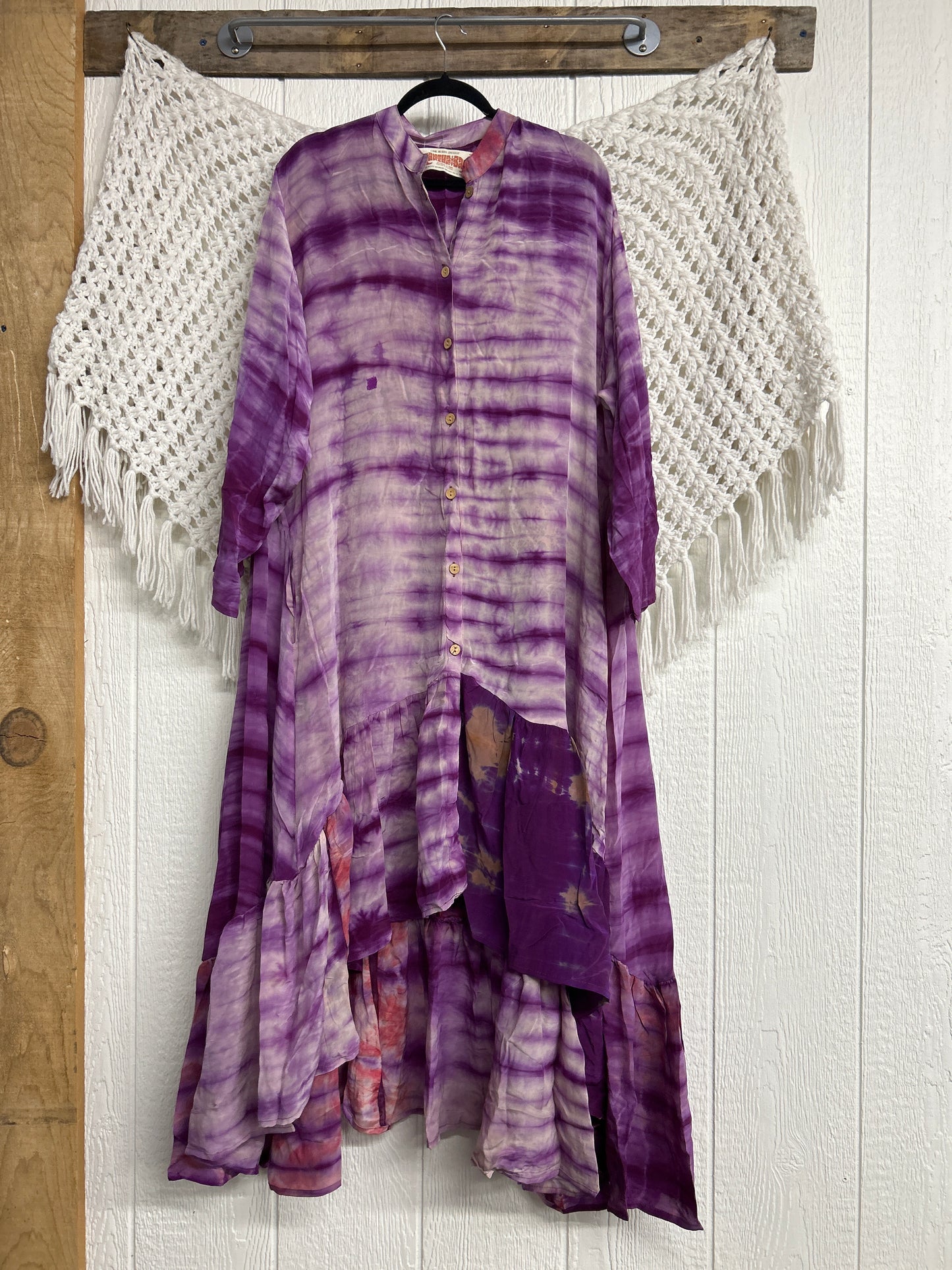 Crepe Sari Dahlia Duster Dress 0326 061