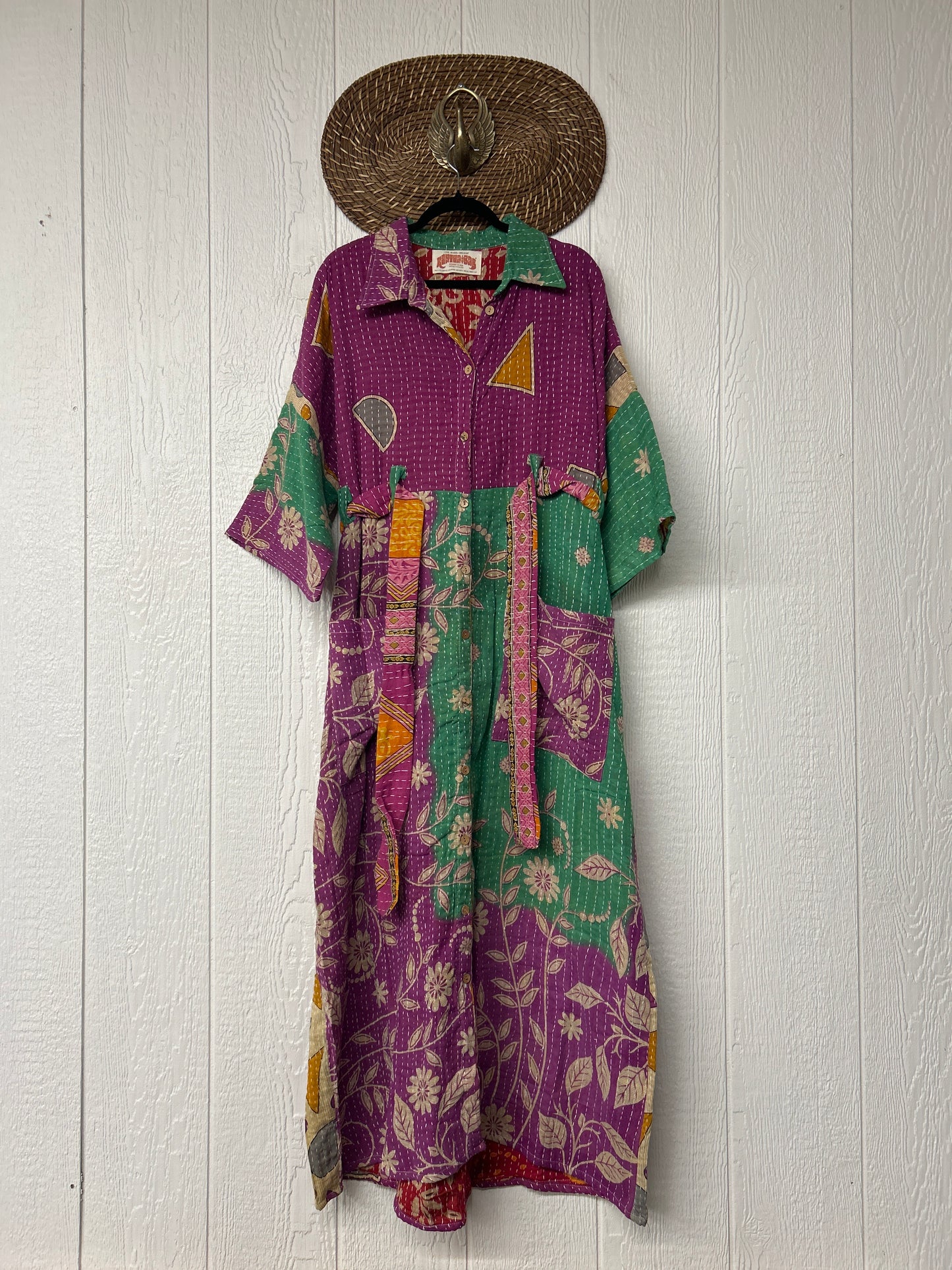 Pareo Kantha Gravity Duster Dress 0226 093