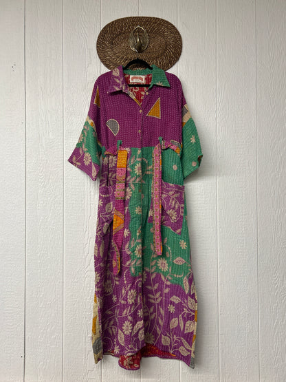 Pareo Kantha Gravity Duster Dress 0226 093