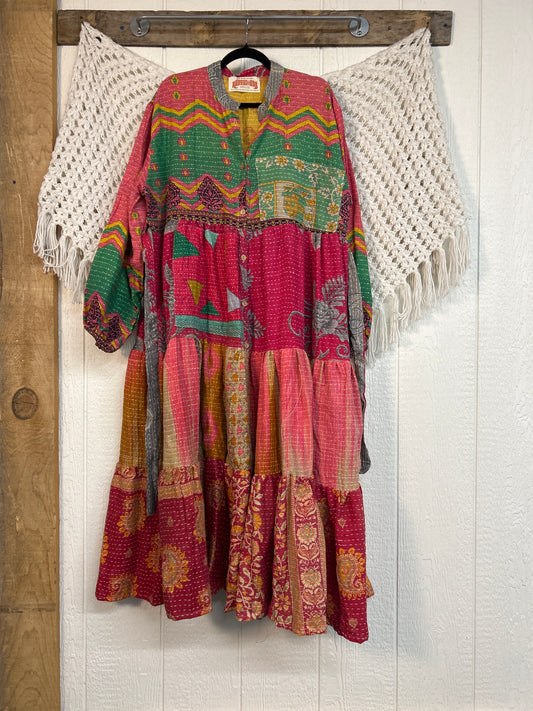 Pareo Kantha Luminous Maxi Dress 0126 219