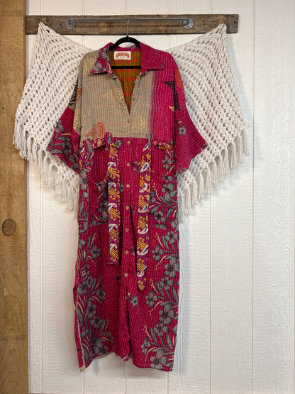 Pareo Kantha Gravity Duster Dress 0226 109