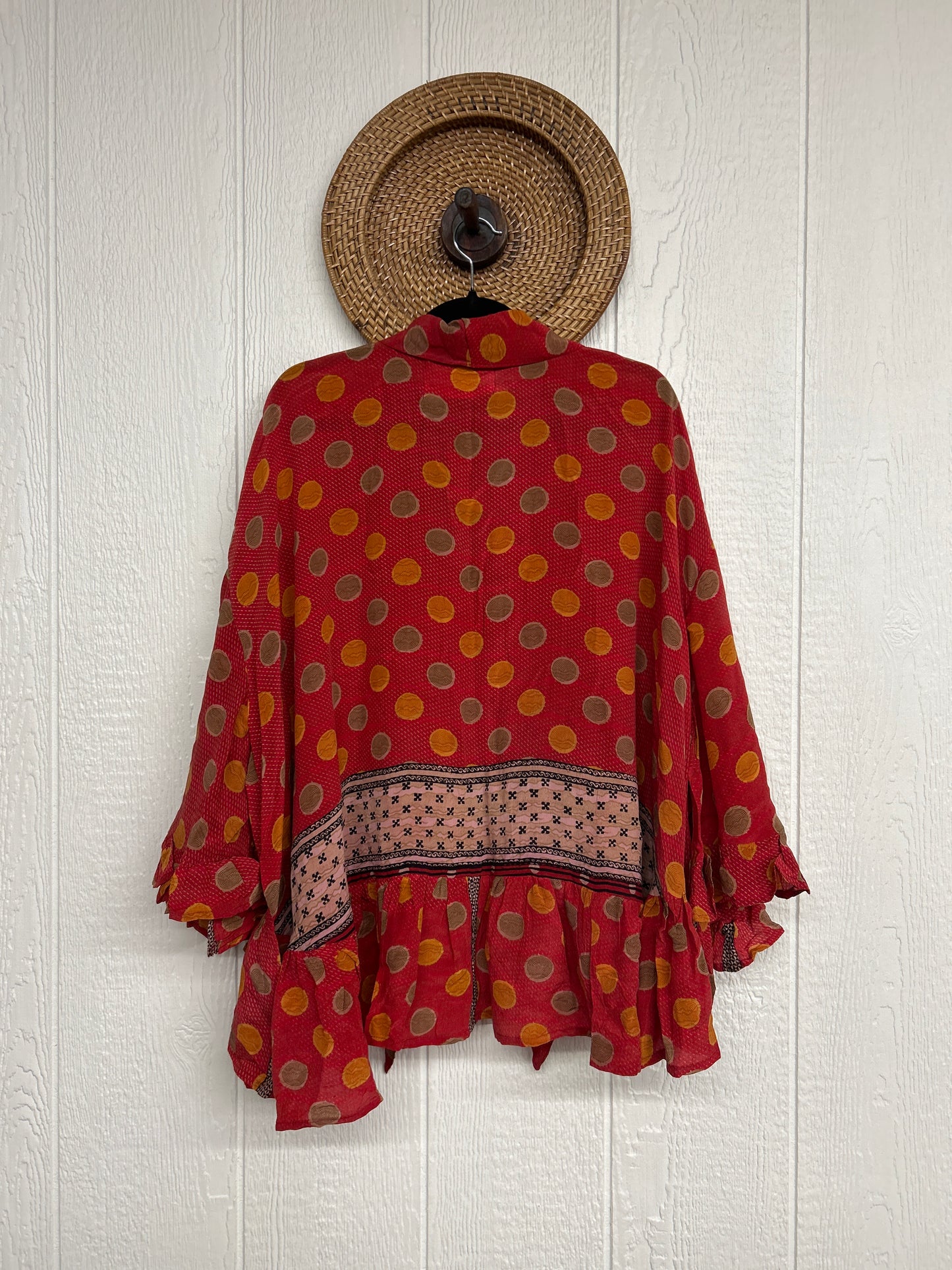 Crepe Sari Wild Rose Top 0426 157