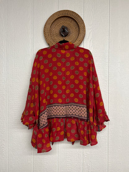 Crepe Sari Wild Rose Top 0426 157