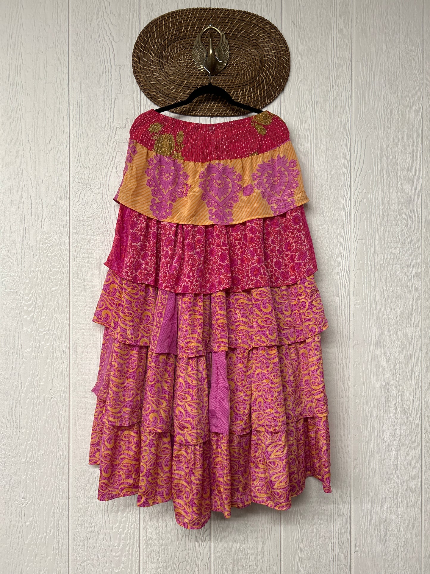 Rasgulla Sari Venus Ruffle Maxi 1125 046