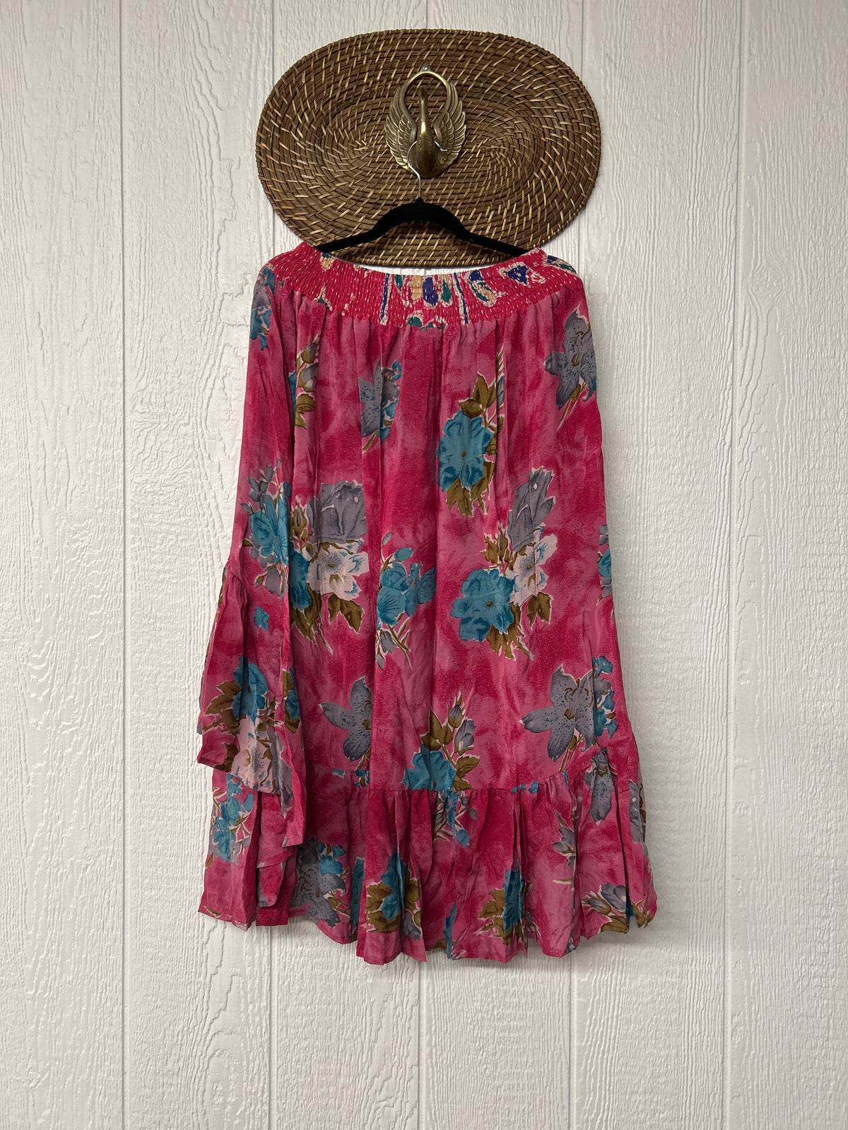 Crepe Sari Dahlia Skirt 1026 075