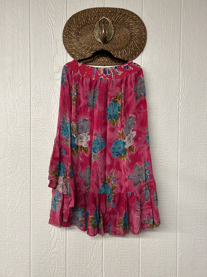 Crepe Sari Dahlia Skirt 1026 075