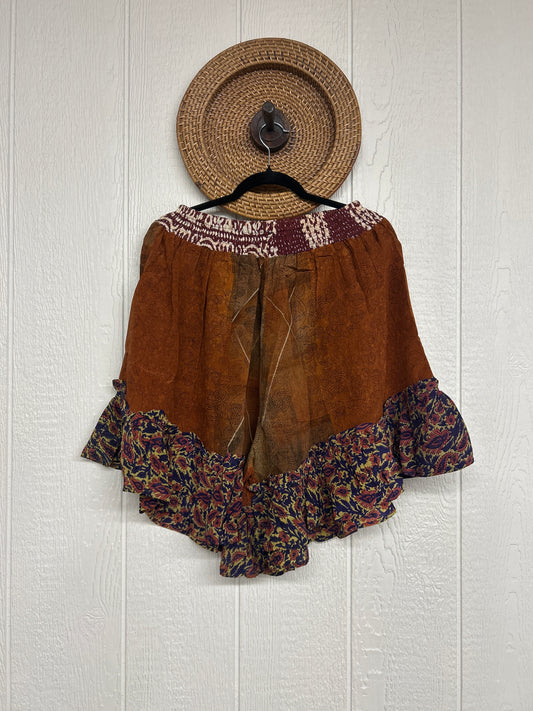 Crepe Sari Lover Cropped Culottes 0726 229