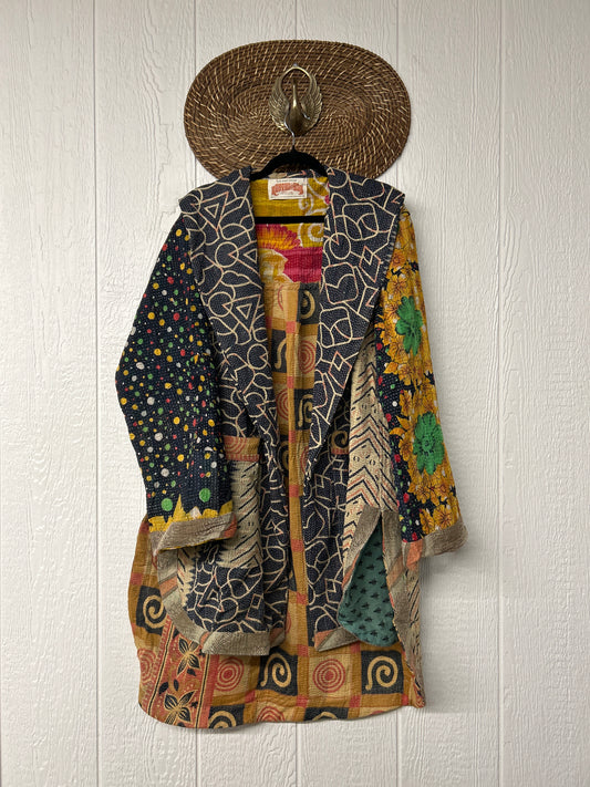 Fine Kantha Drifter Coat 1026 112
