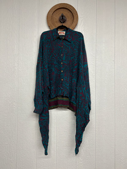 Crepe Sari Nirvana Button Down 1125 206