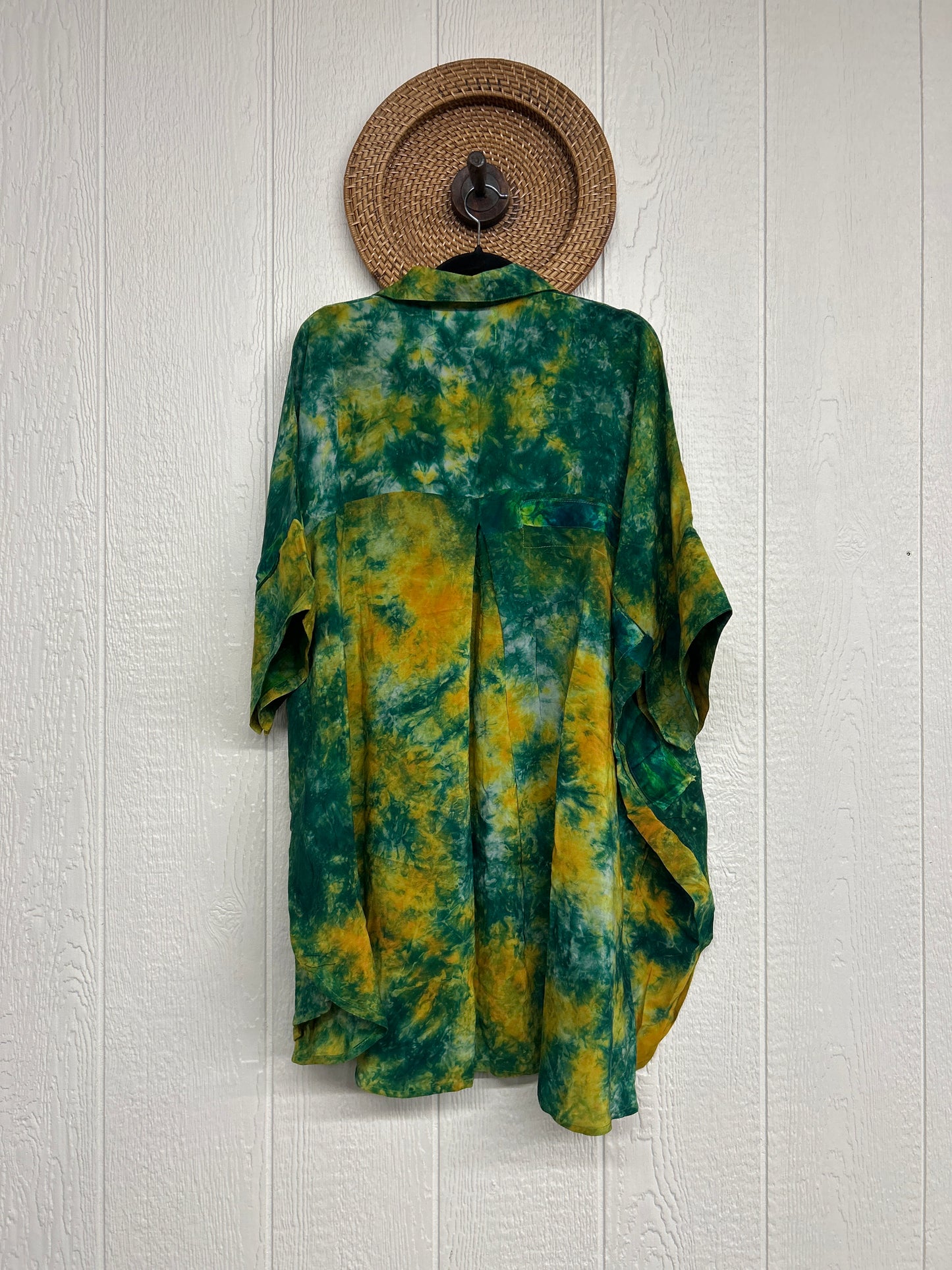 Crepe Sari Free To Be Button Down 0626 224