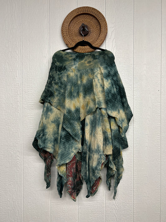 Pareo Kantha Pixie Skirt 0526 005