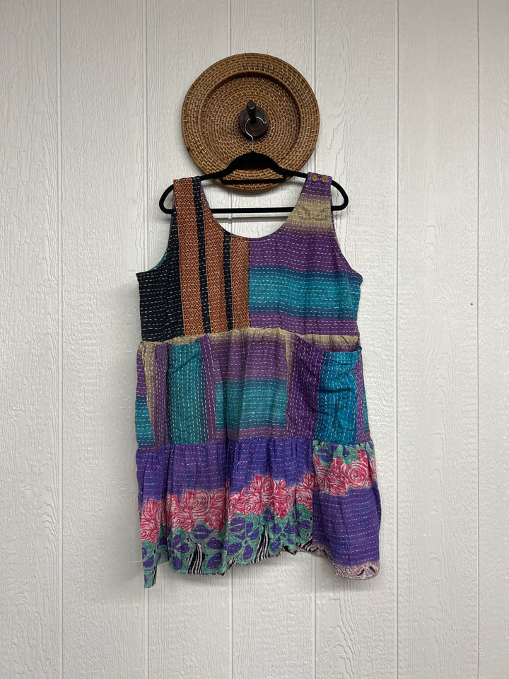 Kantha Meadow Mini Dress 0425 266