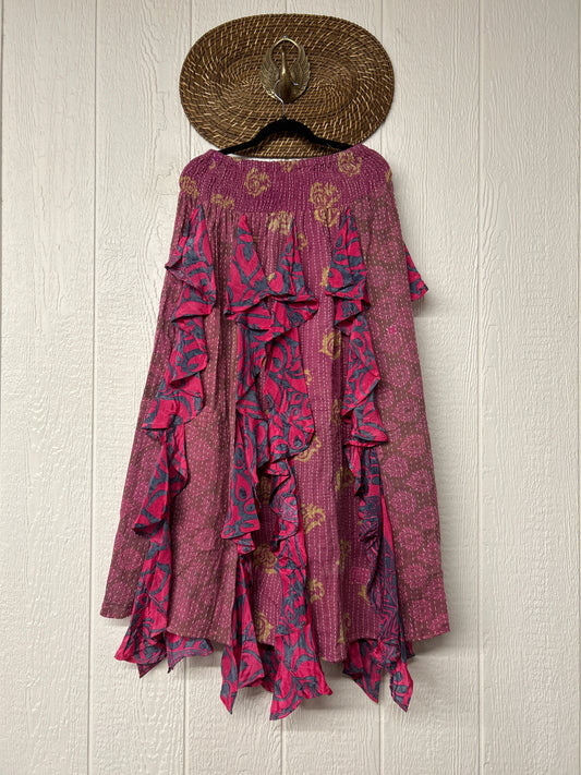 Pareo Kantha Willow Maxi Skirt 0826 154
