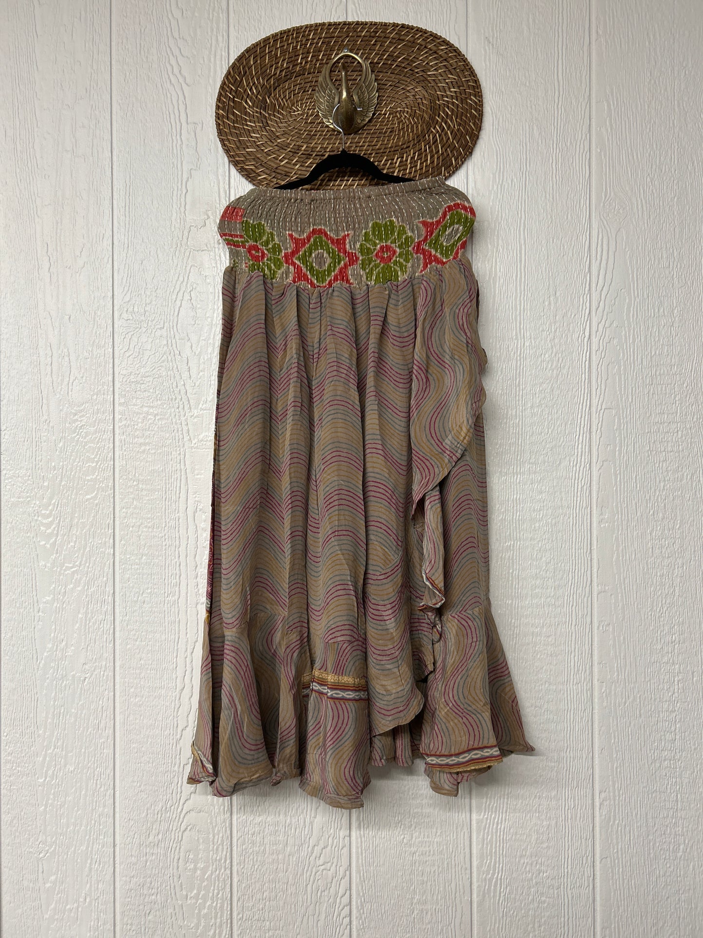 Crepe Sari Inner Peace Wrap Skirt 0626 220