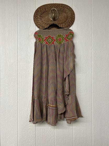 Crepe Sari Inner Peace Wrap Skirt 0626 220