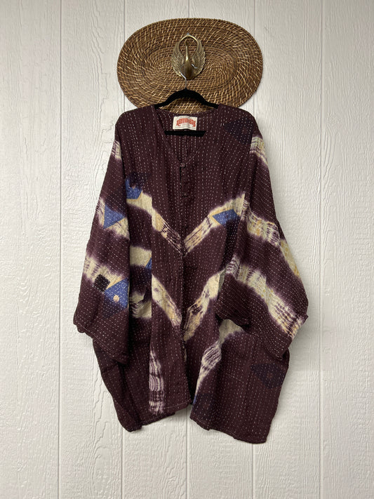 RETAIL Pareo Kantha Gaia Button-Down Kimono 0526 026