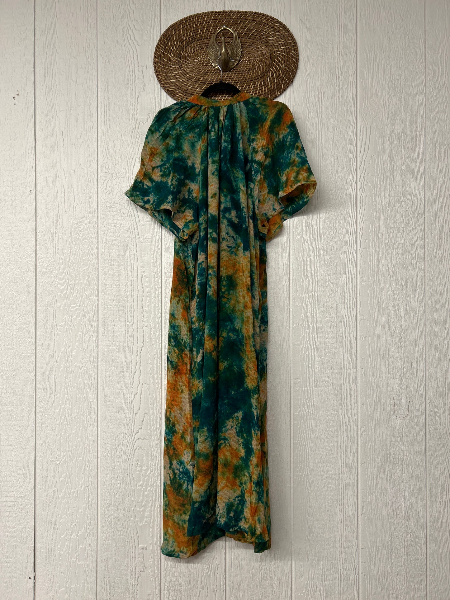 Crepe Sari Summer Woodstock Duster 0626 185