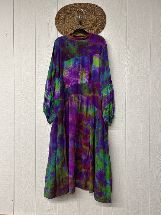 Crepe Sari Evermore Kimono 1026 005