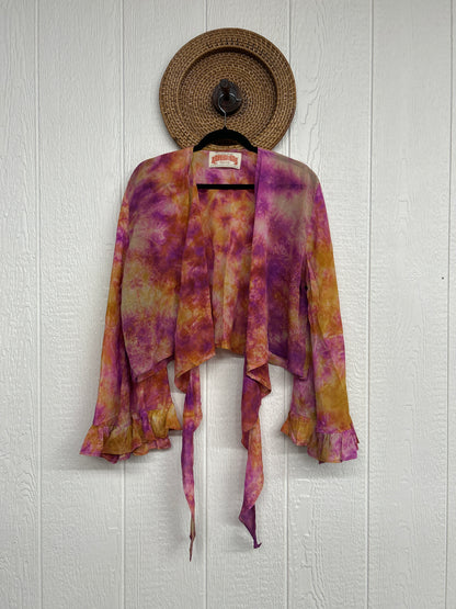 Crepe Sari Zeppelin Crop Shrug 0426 102